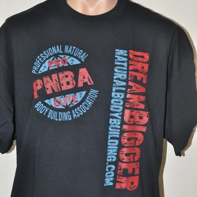 PNBA Dream Bigger T-Shirt w/ Red & Blue Logo