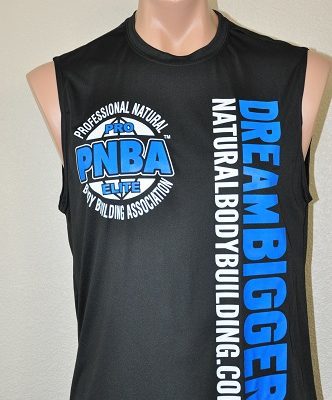 PNBA Dream Bigger Blue & Black Muscle T-Shirt